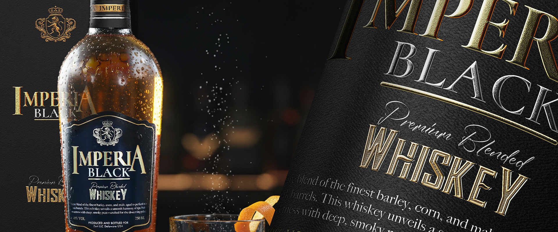 Imperia Black – Premium Whiskey Brand